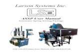 ASSP User Manual - Larson Systems Inc Volume Tester Files... · 2019-10-14 · ASSP User Manual Page 8 of 35 060-1000-0035-03B 1 INTRODUCTION The Automated Spring Sorting Package