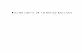 Foundations of Fisheries Science Foundations... · 2014-07-18 · Foundations of Fisheries Science Edited by Greg G. Sass Northern Unit Fisheries Research Team Leader Wisconsin Department