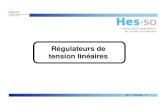 Régulateurs de tension linéaires · 2017-10-04 · LBY – 12/05/2008 – 1.2 4 Bloc d’alimention typique Application typique du régulateur linéaire de tension Le régulateur