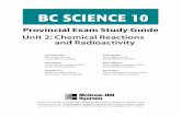 Exam Study Guide Unit 2 C4mscsun.weebly.com/uploads/2/0/8/3/20830500/exam_study... · 2018-12-18 · 2 BC Science 10 – Provincial Exam Study Guide – Unit 2 Getting Help When you