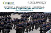 DEFENSA Y SEGURIDAD EN HONDURAS: Hacia una ...cespad.org.hn/wp-content/uploads/2019/07/Seguridad-y...6 CPA Defensa y seguridad en Honduras: Hacia una agenda de reformas democráticas.