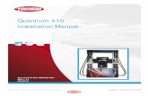 Quantium 410 Installation Manual · Tokheim shall not be liable for damage to the product, nor for personal or third party injury, caused by incorrect use of the product or by attempts
