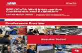 SPE/ICoTA Well Intervention Conference and …...Attendees will also have the opportunity to enroll in pre-conference training courses to gain relevant technical knowledge and visit