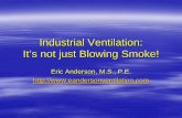 Industrial Ventilation: It’s not just Blowing Smoke!...Industrial ventilation is a method of controlling worker exposure to airborne toxic chemicals or flammable vapors by exhausting