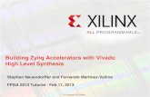 Building Zynq Accelerators with Vivado High Level Synthesisislab.soe.uoguelph.ca/sareibi/TEACHING_dr/XILINX_VIVADO_dr/HLS_… · AMBA Open Standard Interconnect High bandwidth interconnect
