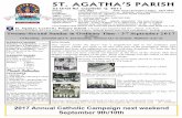 ST. AGATHA’S PARISHclayfieldparish.org.au/wp-content/uploads/2017/09/22...ST AGATHA’S PARISH SACRAMENTAL PROGRAM 2017 Sacrament of Confirmation For all children in Year 3 and above
