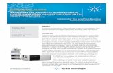 MONITORING FOR HALOACETIC ACIDS IN TREATED WATERS … · MONITORING FOR HALOACETIC ACIDS IN TREATED WATERS USING DIRECT AQUEOUS INJECTION ON THE AGILENT 6460 LC/QQQ Solution Note