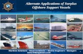 Alternate Applications of Surplus Offshore Support Vessels · 2019-10-07 · 2 The life of an Oil and Gas Support Vessel •The service life of an OSV is approximately 30 years •Last
