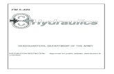 Hydraulics - GlobalSecurity.org · FM 5-499 C1 Change 1 Headquarters Department of the Army Washington, DC, 12 December 2001 Hydraulics 1. Change FM 5-499, 01 August 1997, as follows:
