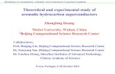 Theoretical and experimental study of aromatic …hawk.fisica.uminho.pt/cccqs/PDFS/Huang_Evora2014.pdfTheoretical and experimental study of aromatic hydrocarbon superconductors Zhongbing
