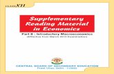 Supplementary Reading Material in Economics · 2015-12-18 · Supplementary Reading Material in Economics CENTRAL BOARD OF SECONDARY EDUCATION Preet Vihar, Delhi - 110092. 1 PART