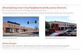 (Re)vitalizing Inner City Neighborhood Business …/media/files/pdfs/community...(Re)vitalizing Inner‐City Neighborhood Business Districts: An assessment and strategy framework for