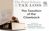 The Taxation Clawback - United States Tax Law …...Friday, October 5, 2012 Subject: GAO Madoff report Dear Mr. Lehman, I know it’s been a while since we spoke, but I wanted to follow