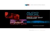AUDIO VISUAL · 2017-05-18 · AUDIO VISUAL. 1800 CORE AV (1800 267 328) | coreav.com.au. EXCELLENCE PRICE LIST 2017. All prices quoted are ex GST “best result we’ve ever had,
