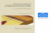 Dynamic analysis of soil-steel composite bridges for high speed railway …kth.diva-portal.org/smash/get/diva2:639653/FULLTEXT02.pdf · 2013-09-19 · i Dynamic analysis of soil-steel