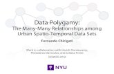 Data Polygamy - MSDSEmsdse.org/files/fernando.pdf · Data Polygamy: The Many-Many Relationships among Urban Spatio-Temporal Data Sets Fernando Chirigati Work in collaboration with