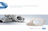 Investment Casting Filters - ASK Chemicals · 2017-10-09 · 4 | UDICELL Cup Filters Top performing filters for variable use Benefits • Minimization of non-metallic inclusions •