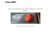 Annual Report on Port State Control 2001...ClassNK Annual Report on Port State Control 2001 Foreword This annual PSC report summarizes deficiencies identified by Port State Control