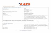 Safety Data Sheet (SDS) · 2017-07-20 · HB Chemical 1665 Enterprise Parkway Twinsburg, Ohio 44087 Phone 330-920-8023 Fax 330-920-0971 Safety Data Sheet (SDS) Revision 1 Review Date: