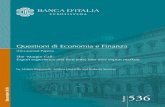 uestioni di Economia e Finanza...longer horizons the contribution of net entry is significantly higher (Bernard, Jensen, Redding and Schott, 2009). Similar results have also been documented