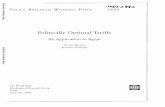 Politically Optimal Tariffs - World Bankdocuments.worldbank.org/curated/en/... · Non-technical summary of " Politically Optimal Tariffs: An application to Egypt" By Dorsati Madani