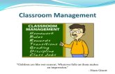 Classroom Management - REACH MS•Classroom Consequences −Enforce consequences consistently to keep them effective. −If you have successfully established routines through modeling,