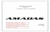 Palletizer PL02 - Amadas IndustriesPalletizer PL02 MAN147 1st Edition, Beg. S/N 540000 using this product. Failure MAN147 April 2016 ®2016 Read this manual before to follow the instructions