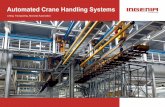 Automated Crane Handling Systems · 2018-07-16 · OPTIMIZED MATERIAL FLOW AUTOMATED PROCESSES HIGHEST SAFETY STANDARDS FOR EMMISSION LOADED AREAS Automated Crane Handling Systems