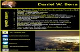 Daniel W. Benaandyswebtools.com/uploads/4711/Dan_Bena_Summary_Feb_2018.pdf• PepsiCo Chairman’s Award (the company’s highest individual honor) • Recognized as Sustainability