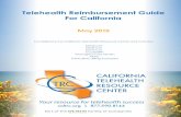 Telehealth Reimbursement Guide For Californiacaltrc.org/wp-content/uploads/2019/04/Reimbursement...Telehealth Reimbursement Guide For California May 2019 Compiled by the California