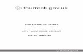 Thurrock Council - Invitation to Tender: CCTV maintenance€¦  · Web viewINVITATION TO TENDER. CCTV MAINTENANCE CONTRACT. REF PS/2016/249 Contents Page. 1 ... Each area has a recording