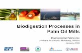 Biodigestion Processes in Palm Oil Mills · 2011-10-25 · Biodigestion Processes in Palm Oil Mills Environmental Fabrics Inc ... Hassan MA, Yacob S. Shirai Y. Treatment of palm oil