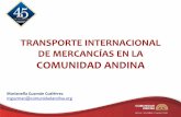 TRANSPORTE INTERNACIONAL DE MERCANCÍAS EN LA … Guzman-CAN... · 2015-04-10 · Cuando el vehículo habilitado y la unidad de carga sean transportados, durante un tramo determinado