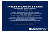 PERFORATION · 2019-05-16 · Perforation Types for DAMPA Steel and Aluminium Ceilings Dampa offers a wide range of perforation types in various patterns. Our computer controlled