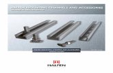 HALFEN MOUNTING CHANNELS AND ACCESSORIES...HALFEN Mounting Channels, HALFEN T-bolts - Introduction - Product range - overview: Framing and Mounting channels - Load symbols and definitions