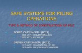 SAFE SYSTEMS FOR PILING OPERATIONSmitpolytechnic.ac.in/.../SEM-5/ACT/Pilingpresentation.pdfFollow your Company Procedure for climbing the legs, rigging snatch blocks and using leg