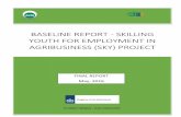 BASELINE REPORT - SKILLING YOUTH FOR EMPLOYMENT IN ...avsi-skyresults.ug/files/reportmay16.pdf · BASELINE REPORT - SKILLING YOUTH FOR EMPLOYMENT IN AGRIBUSINESS (SKY) PROJECT FINAL