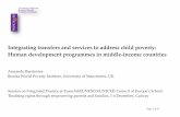 Integrating transfers and services to address child …...Page 1 of 25 Integrating transfers and services to address child poverty: Human development programmes in middle-income countries