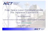 Free-Space Laser Communications: The Japanese …conference.vde.com/ecoc-2009/programs/documents/morio...Free-Space Laser Communications: The Japanese Experience Morio Toyoshima 1