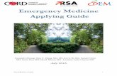 Emergency Medicine Applying Guide - WordPress.com · Emergency Medicine Applying Guide Cassandra Zhuang, Xiao C. Zhang, MD, MS, Kevin Hu MD, Sameer Desai ... and remembered out of