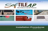 Distributed by: BEST MATERIALS ® Ph: 800-474-7570, 602-272 … · 2014-03-15 · Cut tiles with a razor blade knife and metal straight edge on the line but with a back-cut or under-cut