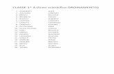 CLASSE 1^ A (liceo scientifico ORDINAMENTO) · 2019-09-19 · classe 1^ a (liceo scientifico ordinamento) 1 - adalberti alice 2 - aquilani lorenzo 3 - bracci niccolo' 4 - brunetti