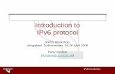 Introduction to IPv6 protocol - 6DISSAshgabad 6DISS Workshop (Turkmenistan, 24-26 April 2007) 2 IPv6 Introduction Copy …Rights • This slide set is the ownership of the 6DISS project