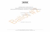 ANSI/APA PRS-610.1 Standard for Performance …ANSI/APA PRS-610.1 Standard for Performance-Rated Structural Insulated Panels in Wall Applications 1. Scope 1.1 The PRS-610.1 performance-rated