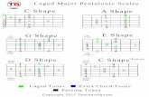 Caged Maj or Pentatonic Scales 4th Fret 4th Fret 10th 10th ... Caged Maj or Pentatonic Scales 4th Fret