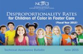 Disproportionality Rates for Children of Color in Foster CareEvidence or Reference.In October of 2011, National Public Radio (NPR) used the report for its series on Native Foster Care: