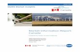 Market Information Report: Canada...mented by a mission or visit to the market in question. It is also important to note that within the cleantech market, the report focuses mainly