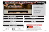 Installation & Maintenance Manual - Montigo...Installation & Maintenance Manual ® C US IF YOU SMELL GAS Do not try to light any appliance. Do not touch any electrical switch; do not