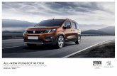 ALL-NEW PEUGEOT RIFTER...Active specification + All-new PEUGEOT Rifter: Standard Equipment by Version ACTIVE With the perfect balance of character and strength, Active is the perfect