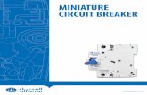 MINIATURE CIRCUIT BREAKER...MINIATURE CIRCUIT BREAKER Product Features A registered signature design style for all alfanar modular products that reflect alfanar’s originality and